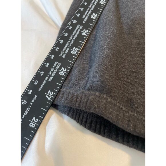 Womens Small Calvin Klein Gray Fleece Jogger Knee Length Sweats Logo - Picture 10 of 11